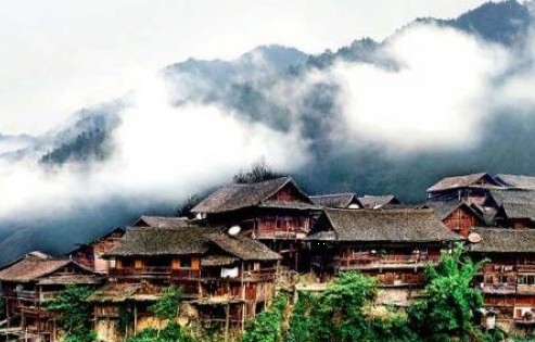 远眺西江千户苗寨 远眺西江千户苗寨