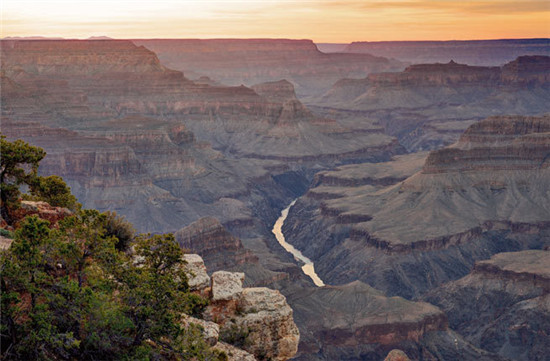 霍皮人要点(Hopi Point)，大峡谷，亚利桑那州