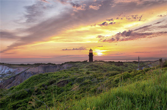盖伊头(Gay Head),玛莎葡萄园岛,马萨诸塞州 盖伊头(Gay Head),玛莎葡萄园岛,马萨诸塞州
