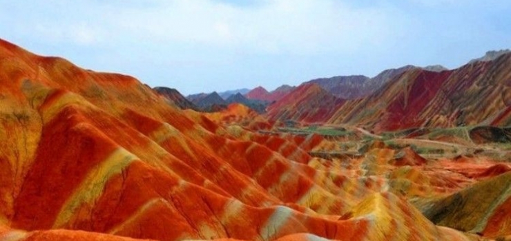 甘肃丹霞风景区 甘肃丹霞风景区