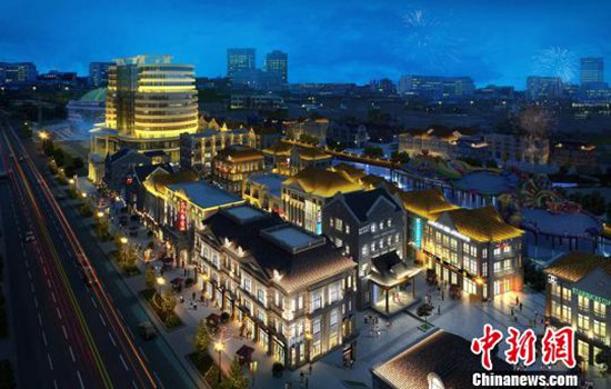 张家界·西街国际涂鸦艺术街区设计图。