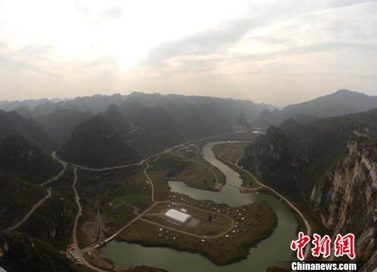 贵州安龙县国家山地户外运动示范公园。 刘鹏 摄